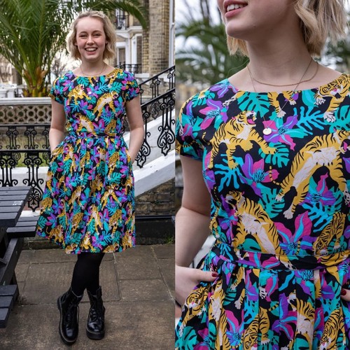Robe coton imprimée - robe, en