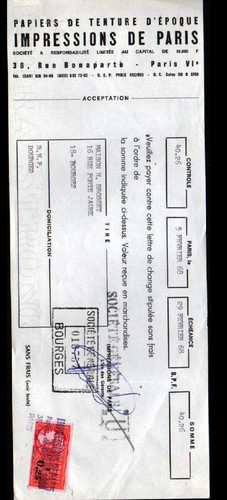 Paris papiers de - (vi°),