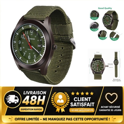 Montre homme acier inoxydable - montre,
