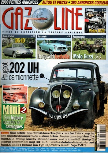 Gazoline n0171 citroen ds - gazoline,