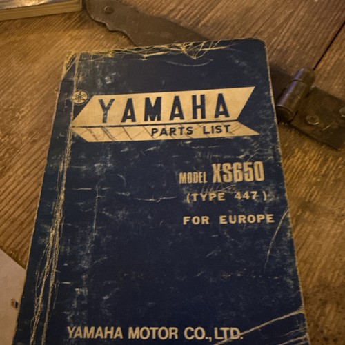 Parts list yamaha - parts, 650