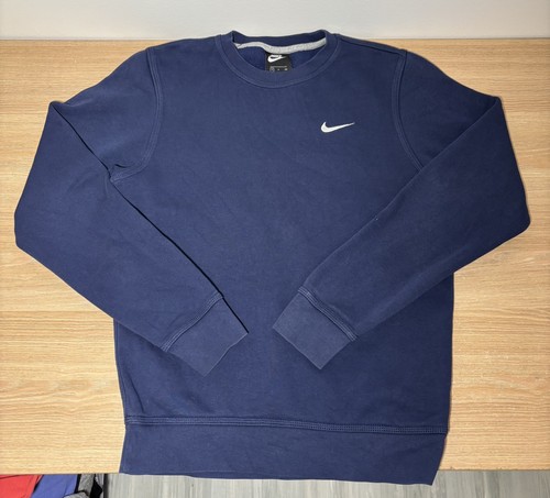 Sweat nike bleu logo brodé - nike,