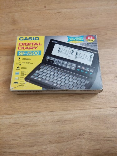 Casio digital diary 7500 - casio,