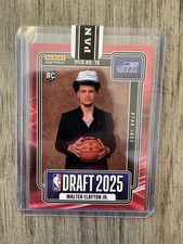 2025-26 Panini NBA Draft Night Walter Clayton JR. RC Red Ready To Ship Jazz