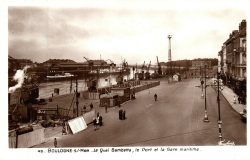 Carte postale boulogne mer - postale*,