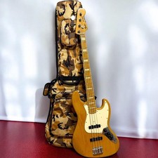 Fender Japan Jazz Bass Natural Electric Bass Guitar W/Gig Bag Used Product