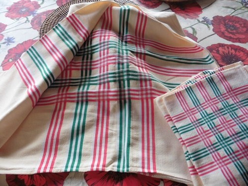 Ancienne nappe serviettes - ancienne,