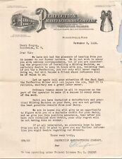 Perfection Manufacturing Co Minneapolis MN 1918 Letter Milking Machines Dairy
