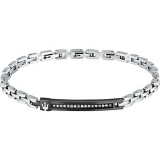 Bracelet SILVER BLACK CRYSTALS