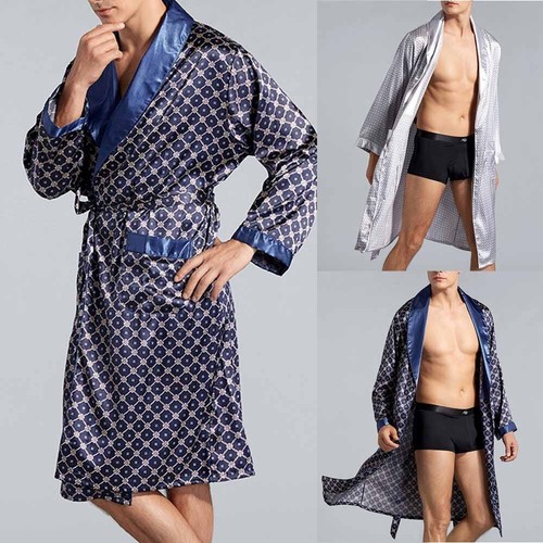 Hommes sexy satin soie pyjama - hommes,
