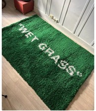 Tapis neuf brand new Virgil Abloh x IKEA MARKERAD "WET GRASS" 