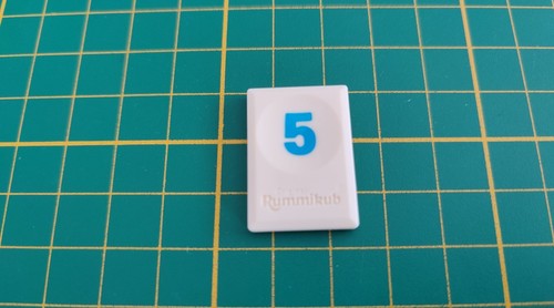 Tuile chiffre bleu jeu - tuile,