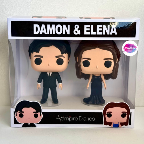 Damon elena pack figurines - pack,