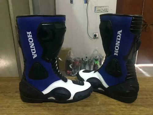 Honda bottes moto cuir - honda,
