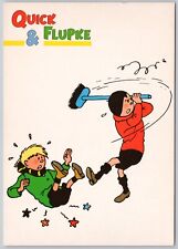 Quick & Flupke French Comics Vintage Postcard