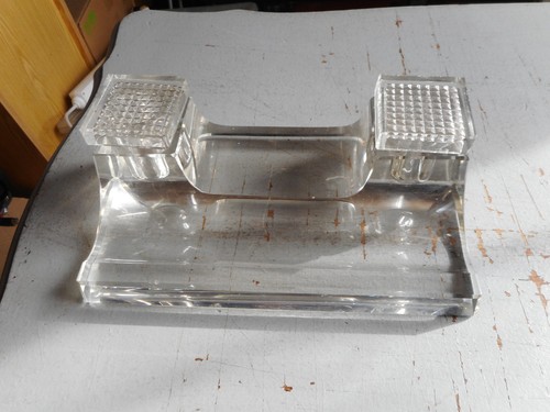 Joli encrier double - ancien, en