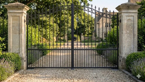 Portail coulissant acier - portail,