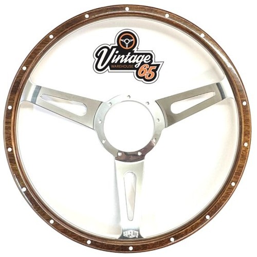 Classic car wood rim steering - wood,