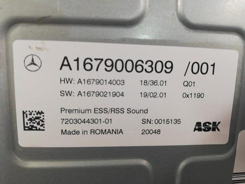 Amplificateur audio mercedes - amplificateur,
