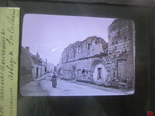 Ancienne photo sur plaque - sur,