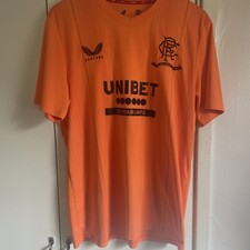 2021-22 Rangers Training Shirt 150th Anniversary. XL but More Large 