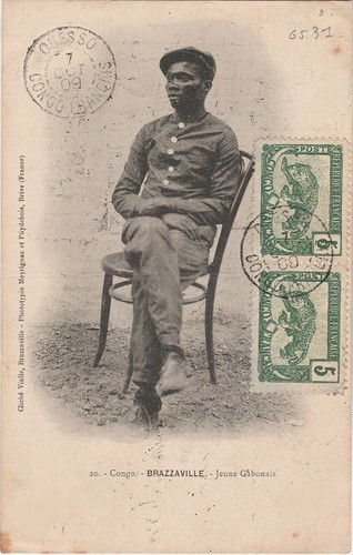 Colonies congo carte - congo,
