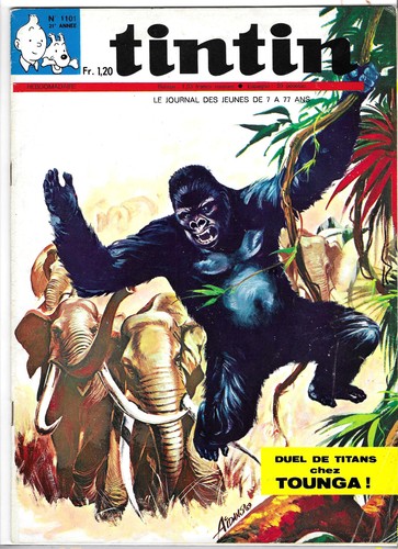 Journal tintin 1101 du - tintin,