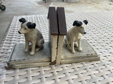 Terrier Jack Russel Bookends Dog Figurines Collectable Statues