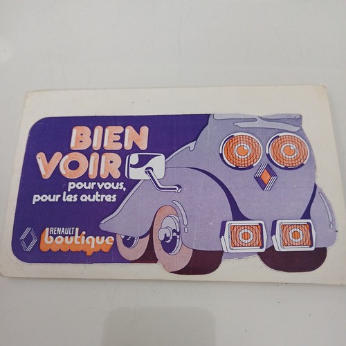 Autocollant vintage bien voir - autocollant,