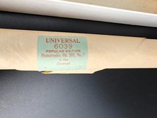 Rouleau partition piano pneumatique Humoreske Op 101 7 DVORAK Universal 88 note