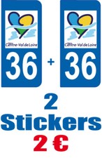 2-STICKERS-PLAQUE-AUTO-IMMATRI