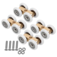  4 roulettes coulissantes pour