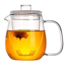 Théière en verre micro-ondes pichet d'eau pour jus de boissons froides et