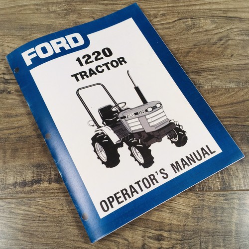 Ford 1220 tractor operators - tractor,