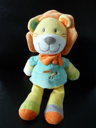 Doudou peluche nicotoy lion - doudou,