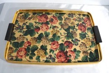 Vintage plateau en bois et