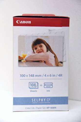 Kit canon selphy - cp, kp-108in