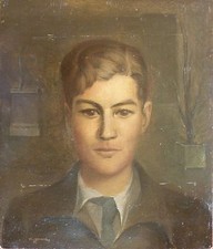 Maud GERARD (1915-2013) HsP 1952 45x38cm Ecole belge Expressionnisme Années 40