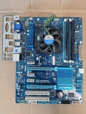 BUNDLE CARTE MERE ATX GIGABYTE GA-Z77-D3H I5-3470 3.60 GHZ 8 GO PC3 PLAQUE I/O