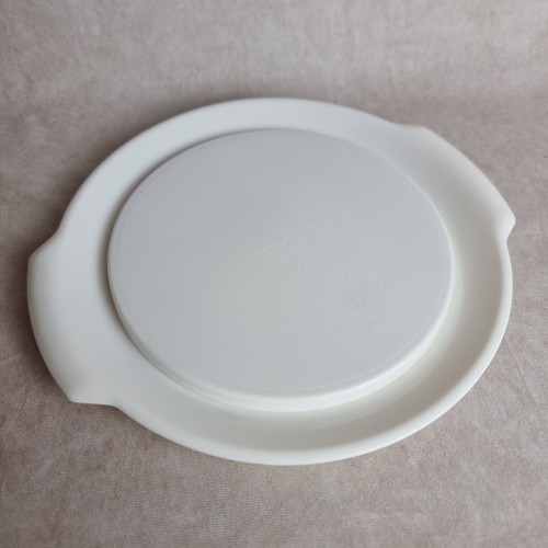 Plat rond plastique blanc - plat,