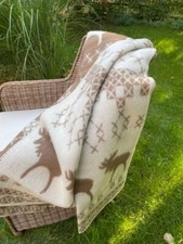 Couverture en laine 100 %