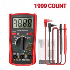 Multimètre Numérique Rouge