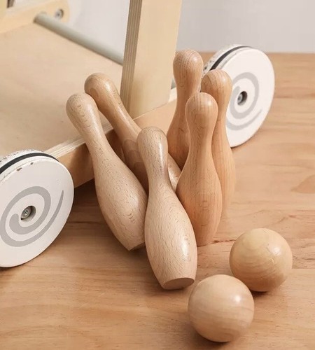 Jeu bowling bois pour - jeu, de