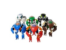 2002 Lego Bionicle BOHROK (8560 - 8565) Complete Set of 6 with Krana