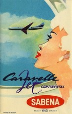 AFFICHE POSTER  Sabena