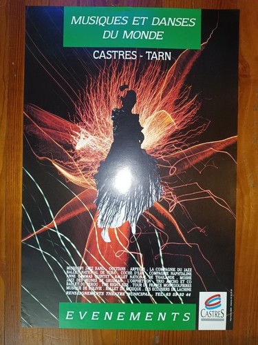Affiche ancienne musiques - affiche, et