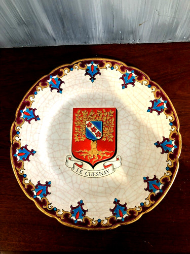 Assiette émaux longwy - en,