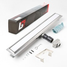 Caniveau Verre Blanc 700x70mm