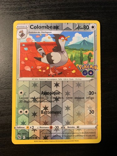 Carte pokémon reverse - carte,