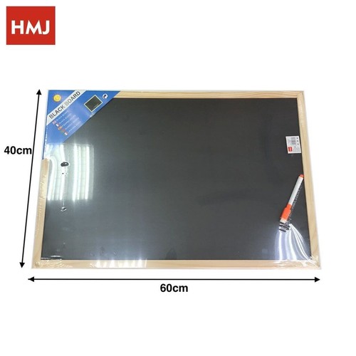 Tableau noir pour craie - noir, en